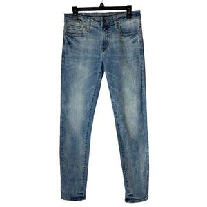 American Eagle Mens Blue Light Wash‎ Next Level Flex 5 Pocket Jeans Size 30 x 34